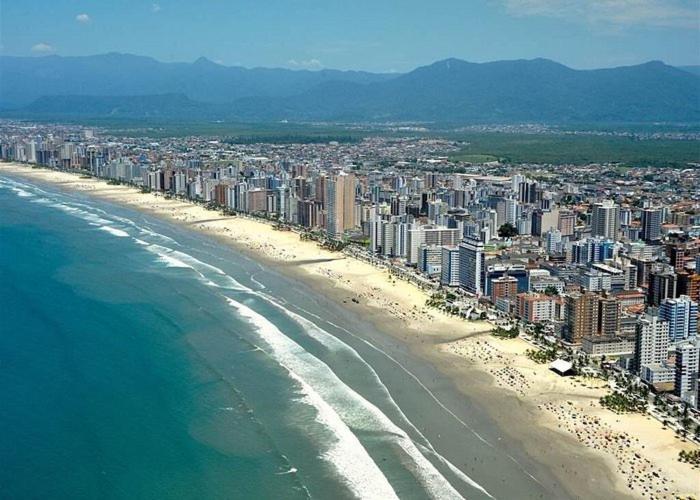 Apto Com Churrasqueira Apartment Praia Grande  Luaran gambar